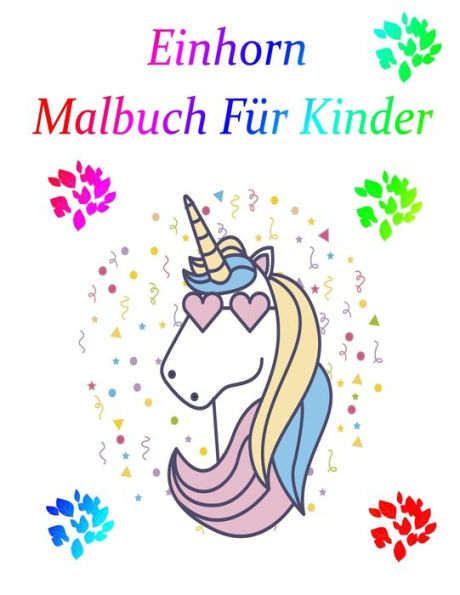 Einhorn Malbuch Für Kinder: Nizza Malbuch - 100 magische Seiten mit Unicorns, für Kinder im Alter 4-8