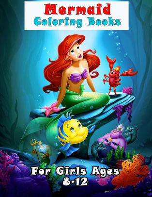 Mermaid Coloring Books For Girls Ages 812 Activity Book Gift For Kid