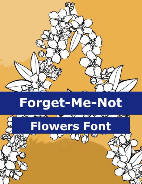 Forget-Me-Not Flowers Font