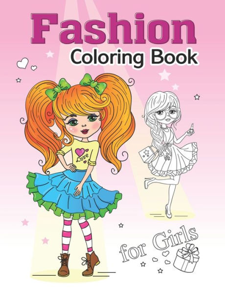 Fun Fashion and Fresh Styles! Coloring Book for Girls [Book]