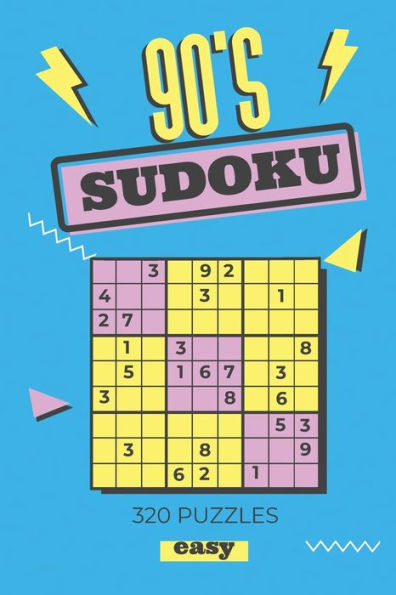 90's Sudoku - 320 Puzzles - Easy: Sudoku Puzzle Books for Adults