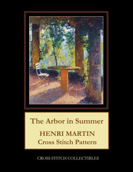 The Arbor in Summer: Henri Martin Cross Stitch Pattern