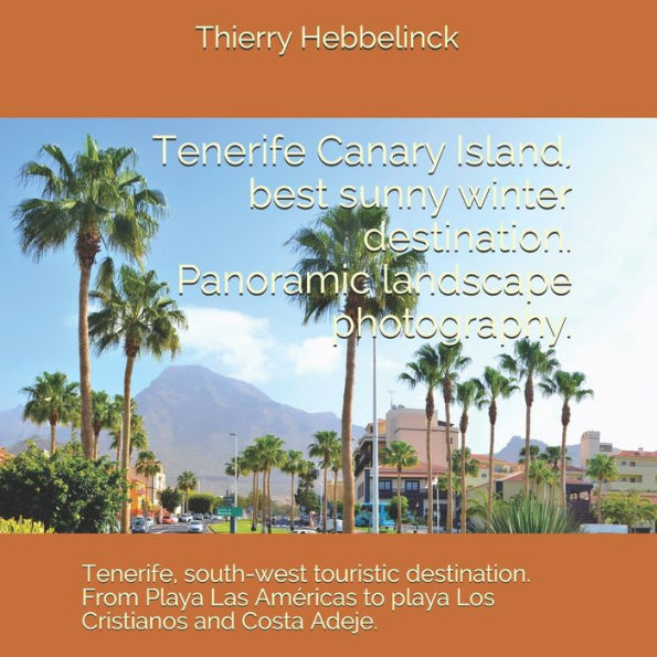 Tenerife Canary Island, best sunny winter destination. Panoramic landscape photographs.: Tenerife, south - west touristic destination. From Playa Las Amï¿½ricas to playa Los Cristianos and Costa Adeje.