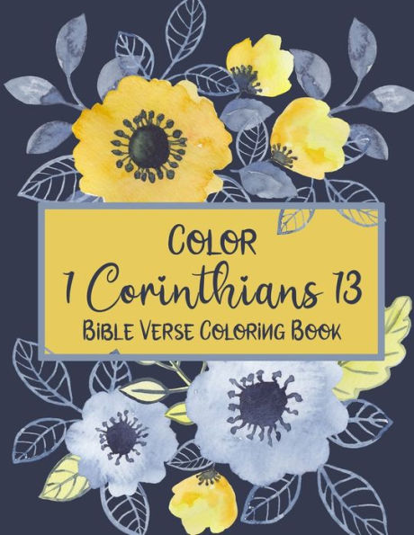 Color 1 Corinthians 13: Bible Verse Coloring Book for Christians