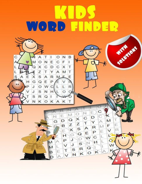 kids word finder: fun word search puzzles for clever kids with an ...