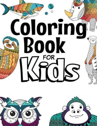 Download Coloring Book For Kids By Merry Heart Maker Designs Paperback Barnes Noble