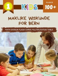 Title: Maklike Wiskunde For Bern Math Division Flash Cards Multiplication Table: Practice daily easy maths manipulatives exercise workbook. Learning multiplication chart and division flashcards educational games for beginners kids grade 1-3, Author: Carlson & Alexa Publishing