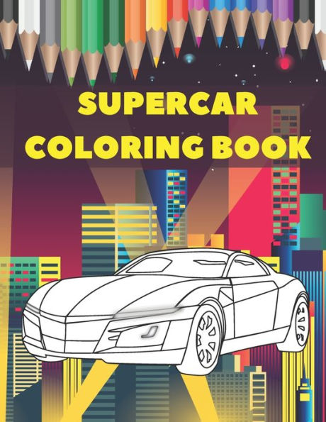 Barnes and Noble Supercar Coloring Book: Luxury Collection Of