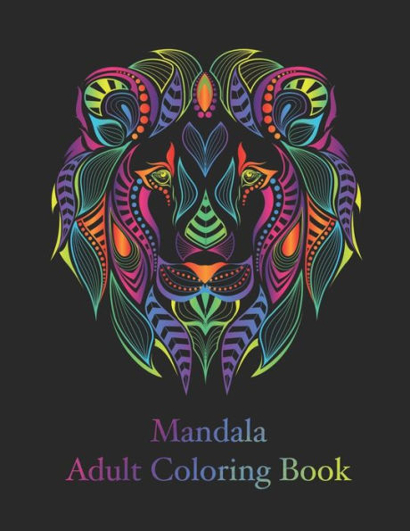 Mandala Adult Coloring Book: Coloring with 50 adult detailed mandalas relaxation