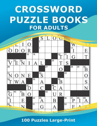 brain books puzzles crossword puzzle adults