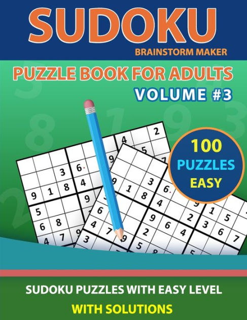 Sudoku Puzzle Book for Adults: 100 Sudoku Puzzles with Easy Level ...