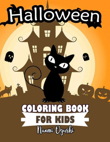 Halloween coloring book for kids: Halloween trick and treat
