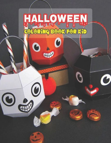 HALLOWEEN COLORING BOOK FOR KID: Coloring Book For Kids, A Spooky Coloring Book For Creative Children