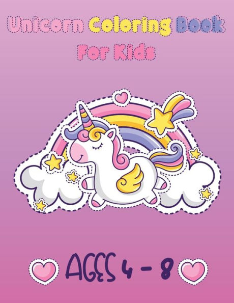 Unicorn Coloring Book: For Kids Ages 4-8 (US Edition),Unicorn Coloring and Activity Book ,Fun with Mazes Adventure and Coloring book,Children's Creative Activity Book