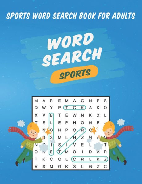 Sports Word Search Book For Adults: Large Print Books For Adults & Seniors