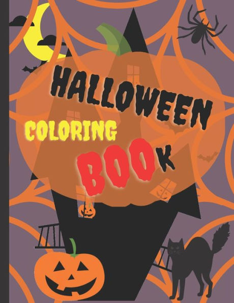 Halloween Coloring Book: Halloween Coloring Book/ 30 different drawings to color including mummy, witches, monsters, haunted houses and a lot more / For kids and adults / 8,5 x 11 inches/ Matte finish cover