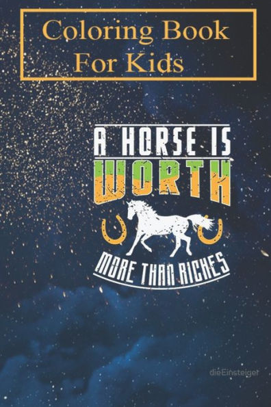 Barnes and Noble Horses Coloring Book For Kids: Horse and Pony