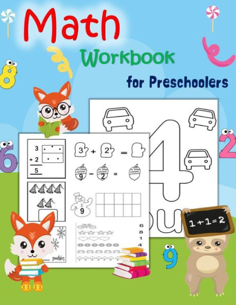 Math Workbook for Preschoolers: Beginner Math Preschool Learning Book with Number Tracing and Matching Activities, Addition Activities , for Kindergarten and 1st Grade Workbook Age 3-5 5-7
