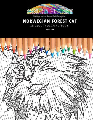 Download NORWEGIAN FOREST CAT: AN ADULT COLORING BOOK: An Awesome Coloring Book For Adults by Maddy Gray ...
