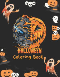 Title: Halloween Coloring Book: Cute kids Halloween coloring book featuring more than 60 illustrated Halloween designs for hours of coloring fun! 8.5 by 11 inch pages, Author: YARDAN VONNEGUT