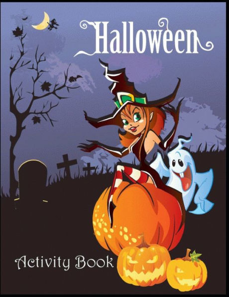 Halloween Activity Book: Words search, Coloring, Sudoku, Mazes, Puzzles and More