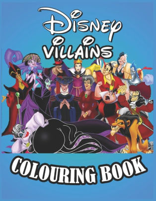 Disney Villains Colouring Book Cool Coloring Pages About Disney Villains Books For Boys Girls Kid New And Latest High Quality And Premium Pages By Disney Publisher Uk Paperback Barnes Noble