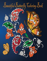 Title: beautiful butterfly coloring book: Creative Haven Coloring Books) Paperback - Illustrated,, Author: NAZIBUL HAQ
