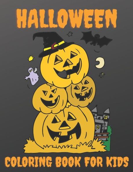 Halloween Coloring Book For Kids: Witches And Monsters Themed Coloring Book For Kids And Toddlers I Halloween Gift For Creative Children And Cute Little Boys, Girls I