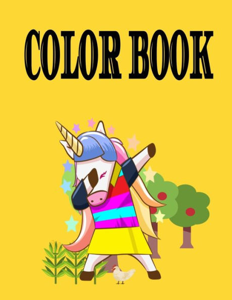 Color Book: 8.5 x 11 Inches 71 Pages Coloring Book For Girls