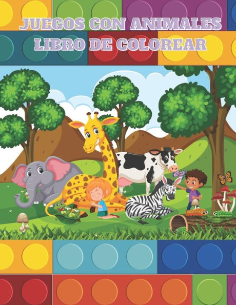 JUEGOS CON ANIMALES - LIBRO DE COLOREAR