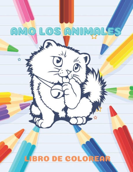 AMO LOS ANIMALES - LIBRO DE COLOREAR