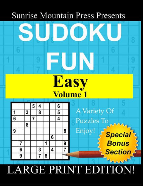 Sudoku Fun: Easy Volume 1