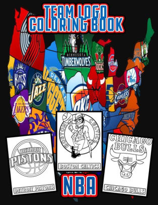 Download Nba Team Logos Coloring Book Nba Clubs Logos Coloring Book For Kids And Adults Basketball Coloring Book Sports Coloring Book By Anime Ghost Paperback Barnes Noble