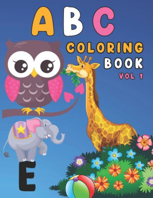 ABC coloring book Vol 1: Little ABC Coloring Book for Toddlers Gifts by ...