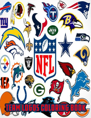 NFL Team Logos Coloring Book: NFL Clubs logos coloring book for kids