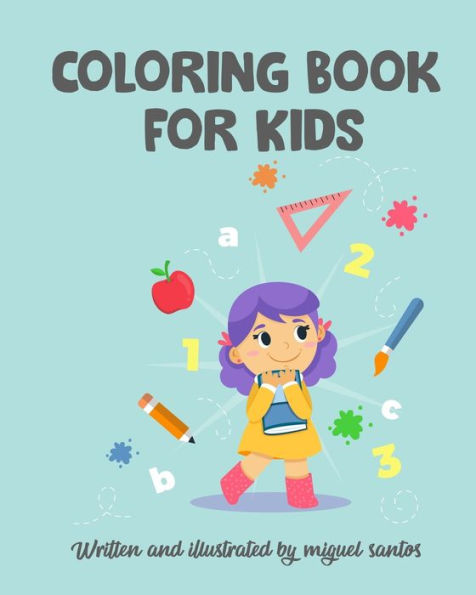 Coloring Book For Kids: Beginner Easy Learning