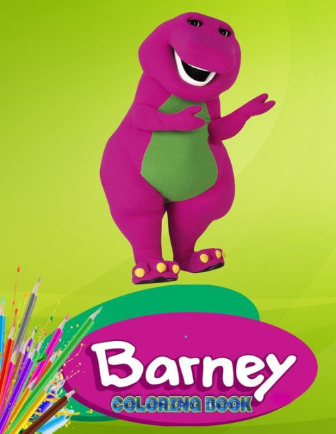 Barney Coloring Book: Cute coloring book, Barney and Friends Coloring ...