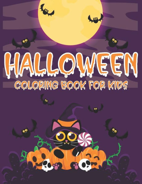 Halloween Coloring Book For Kids: Halloween gift idea for kids (Volume 2)