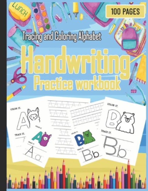 Alphabet Tracing and Coloring Handwriting Practice workbook: for kids ...