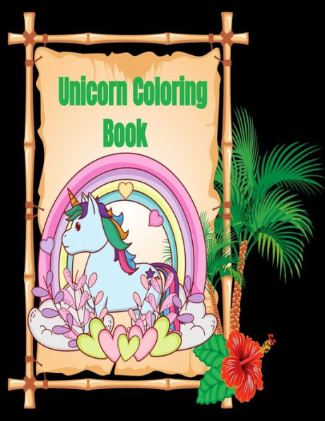 Unicorn Coloring Book: 8.5 x 11 inches 71 pages coloring book, large coloring unicorn