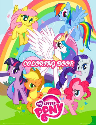 Download My Little Pony Coloring Book 40 High Quality Illustrations My Little Pony Coloring Book Coloring