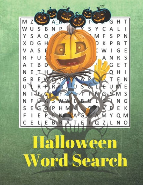 Halloween Word Search: Activity Find Puzzles Game with Large Print