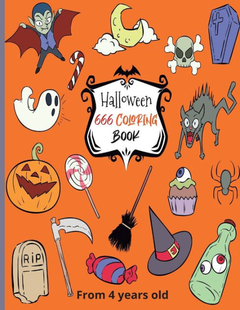 Halloween 666 Coloring Book: Special Halloween and Day of the Dead ...