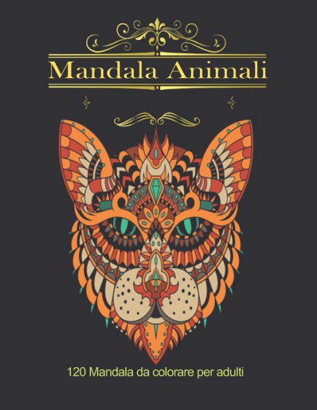 50 Animali : Libro da Colorare per Adulti: Bellissimi disegni di animali da  colorare e rilassarsi - Libro da colorare mandala per adulti (Paperback)