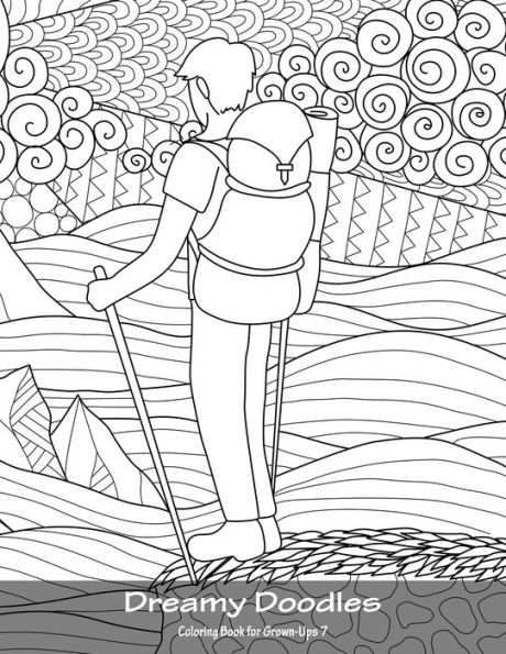 Dreamy Doodles Coloring Book for Grown-Ups 7