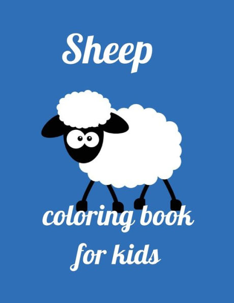 Sheep coloring book for kids: A Coloring Book of 35 Unique sheep Coe Stress relief Book Designs Paperback