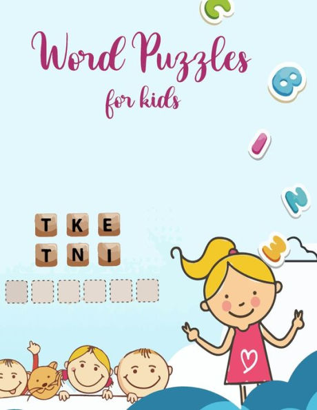 word puzzles for kids: Kids Word Memorization Book