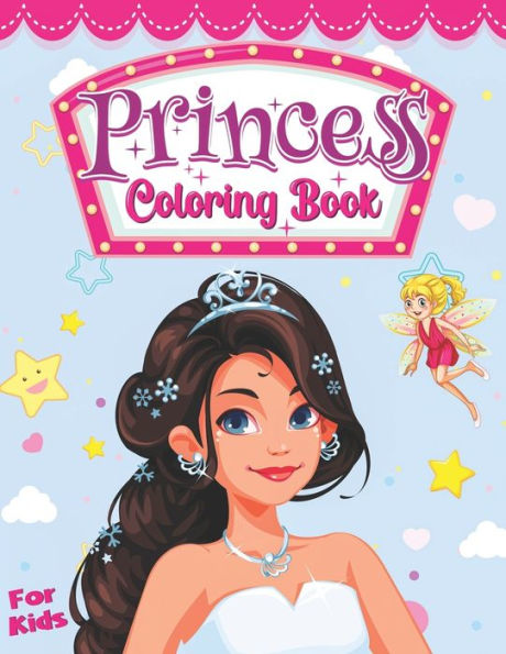 Barnes and Noble Princess Color Book: Large coloring book for kids