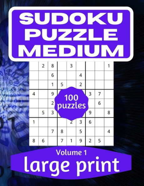 Sudoku Puzzle Medium: Sudoku Puzzle Book for Everyone With Solution Vol
