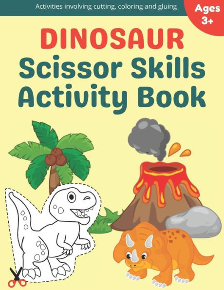 Scissor Skills Activity Book For Kids Ages 3-5